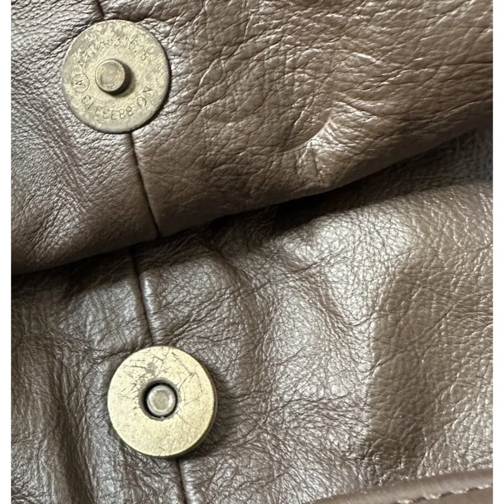 Genuine Brown Leather Backpack Mexico Handmade Sling or Double‎ Strap Unisex
